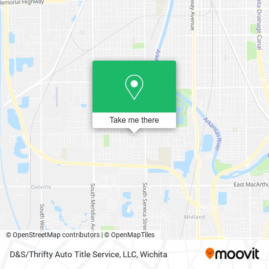 D&S / Thrifty Auto Title Service, LLC map