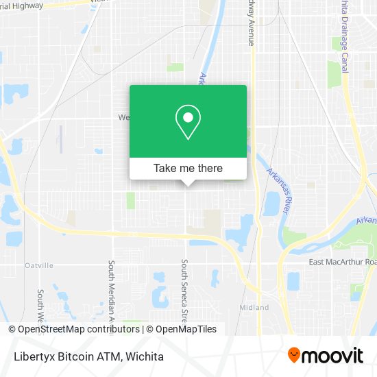 Mapa de Libertyx Bitcoin ATM