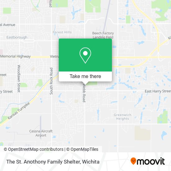 The St. Anothony Family Shelter map