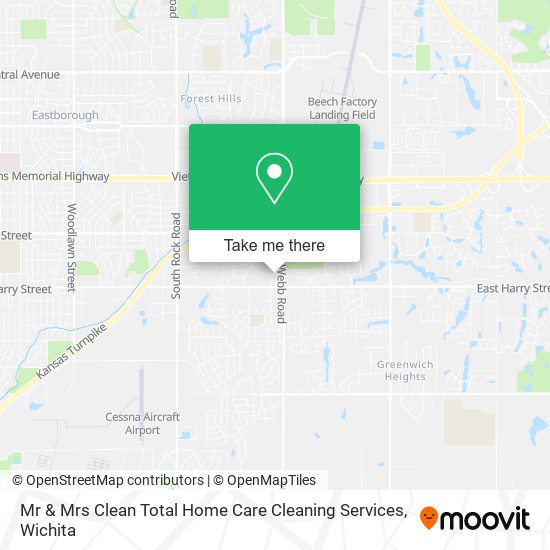 Mr & Mrs Clean Total Home Care Cleaning Services map