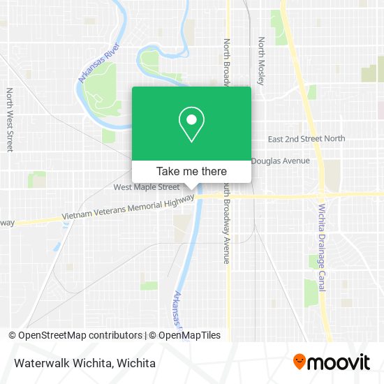 Waterwalk Wichita map