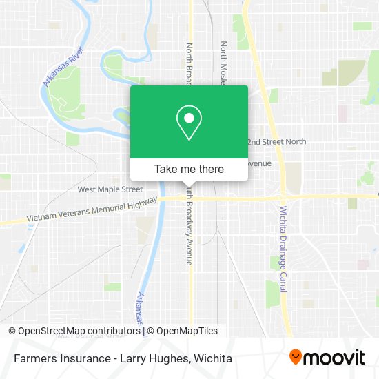 Mapa de Farmers Insurance - Larry Hughes