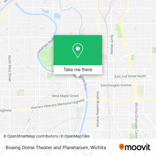 Mapa de Boeing Dome Theater and Planetarium