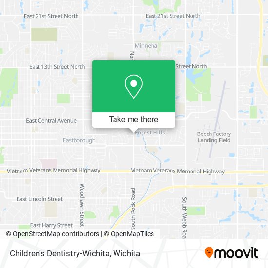 Mapa de Children's Dentistry-Wichita