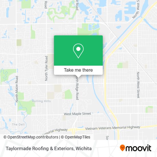 Taylormade Roofing & Exteriors map