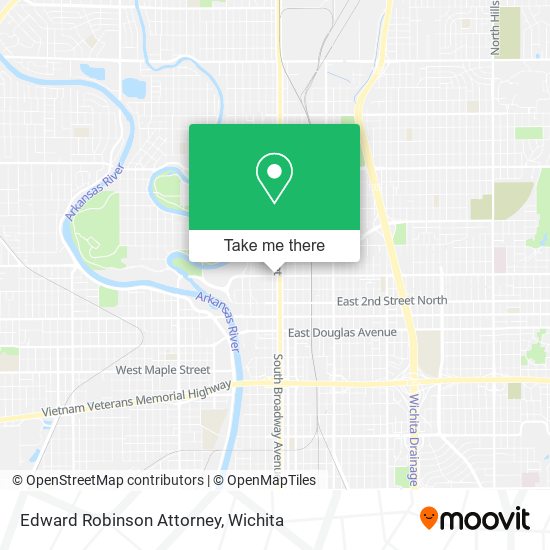 Mapa de Edward Robinson Attorney