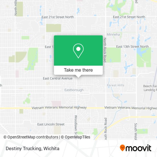 Mapa de Destiny Trucking