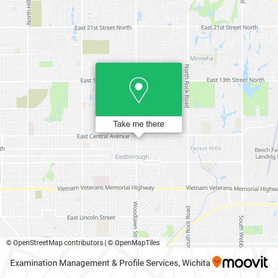 Examination Management & Profile Services map