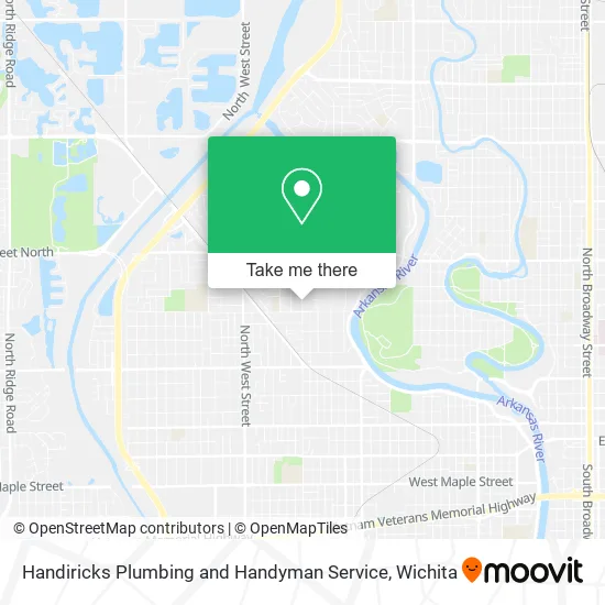 Handiricks Plumbing and Handyman Service map