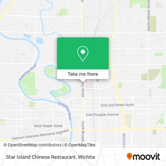 Mapa de Star Island Chinese Restaurant