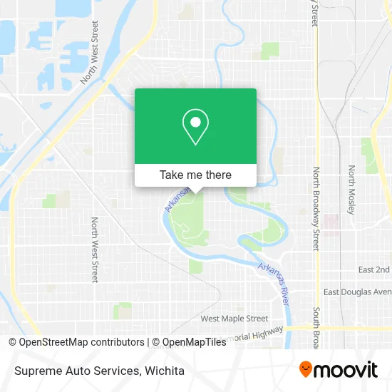 Supreme Auto Services map