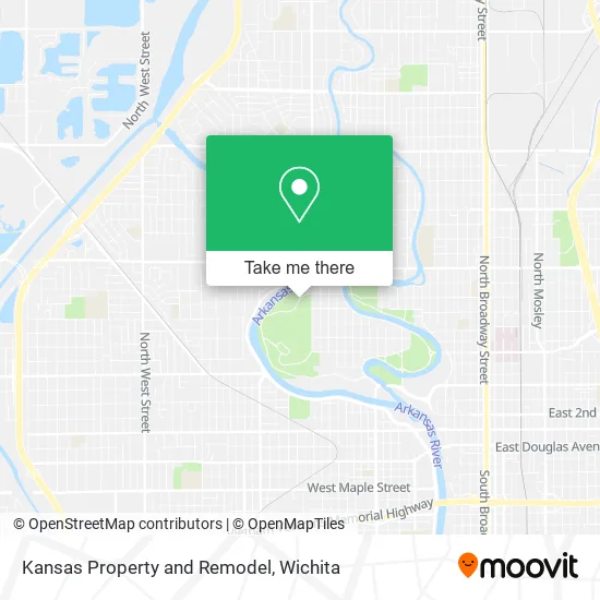 Kansas Property and Remodel map