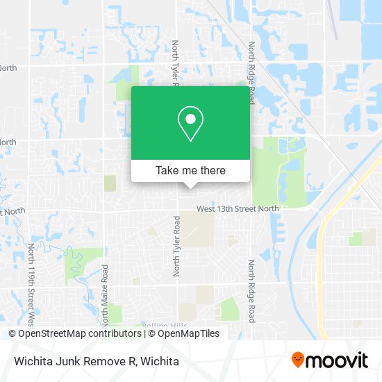 Mapa de Wichita Junk Remove R