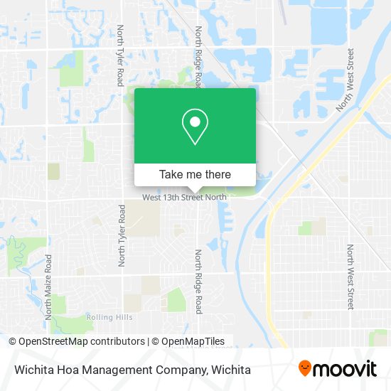 Mapa de Wichita Hoa Management Company