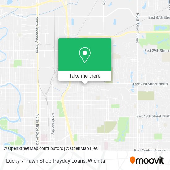 Lucky 7 Pawn Shop-Payday Loans map