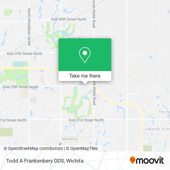 Todd A Frankenbery DDS map