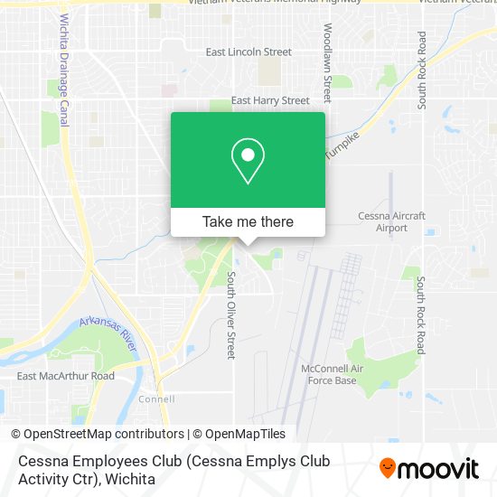 Mapa de Cessna Employees Club (Cessna Emplys Club Activity Ctr)