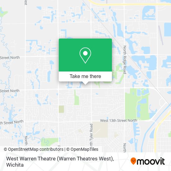 Mapa de West Warren Theatre (Warren Theatres West)