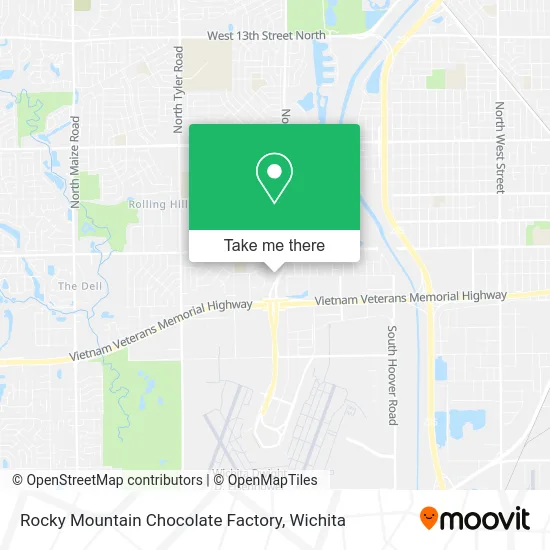 Rocky Mountain Chocolate Factory map