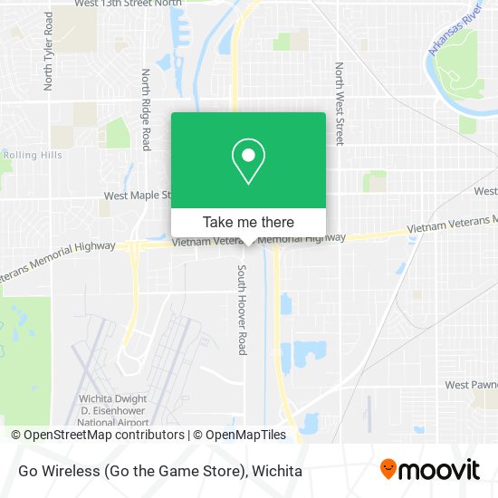 Mapa de Go Wireless (Go the Game Store)