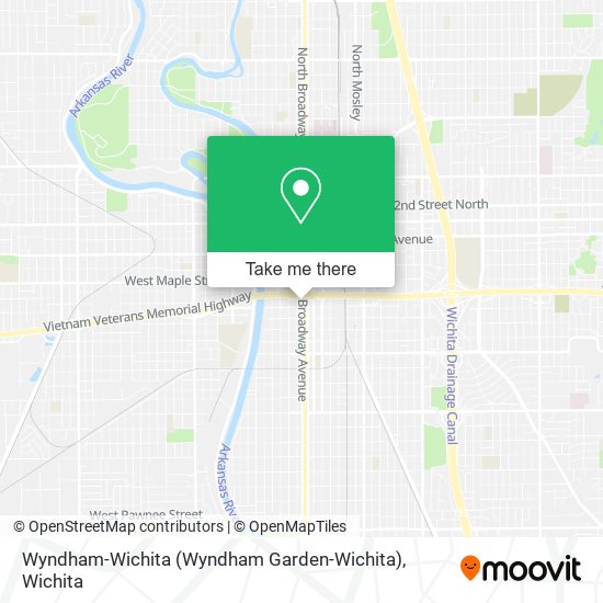 Mapa de Wyndham-Wichita (Wyndham Garden-Wichita)
