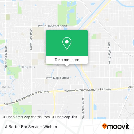 Mapa de A Better Bar Service