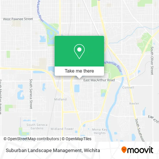 Suburban Landscape Management map