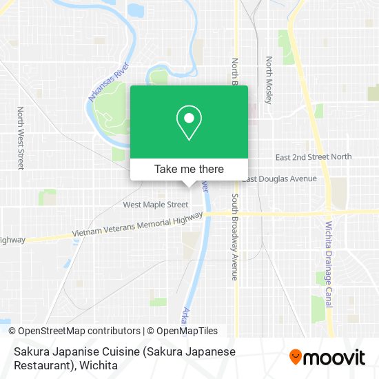 Mapa de Sakura Japanise Cuisine (Sakura Japanese Restaurant)