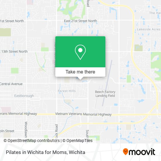 Mapa de Pilates in Wichita for Moms