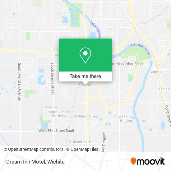 Dream Inn Motel map