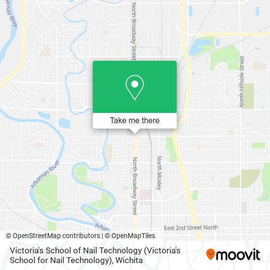 Victoria's School of Nail Technology map