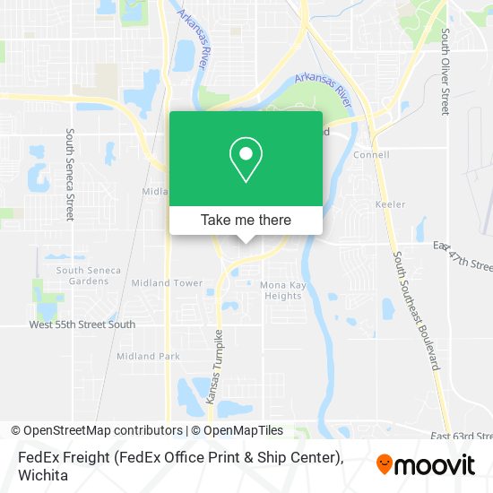 FedEx Freight (FedEx Office Print & Ship Center) map