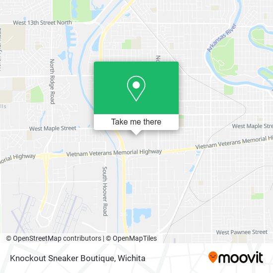 Mapa de Knockout Sneaker Boutique