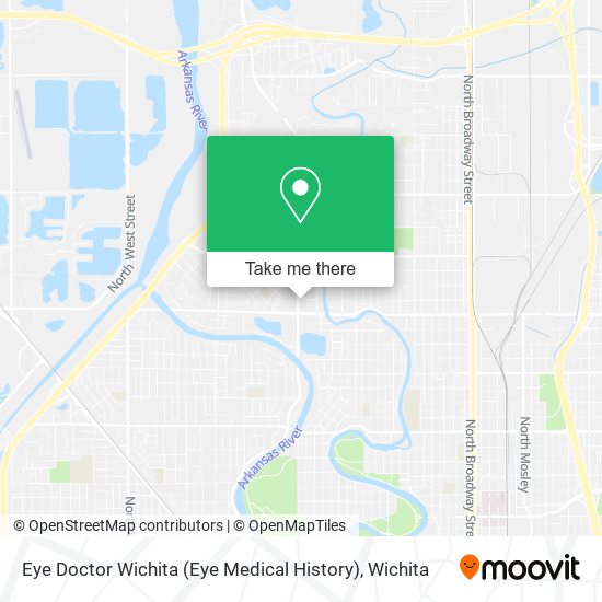 Eye Doctor Wichita (Eye Medical History) map