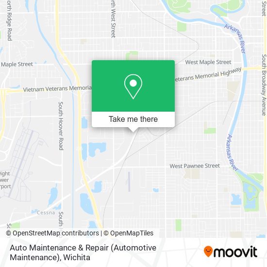 Auto Maintenance & Repair (Automotive Maintenance) map