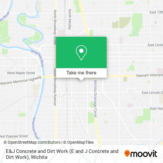 E&J Concrete and Dirt Work map