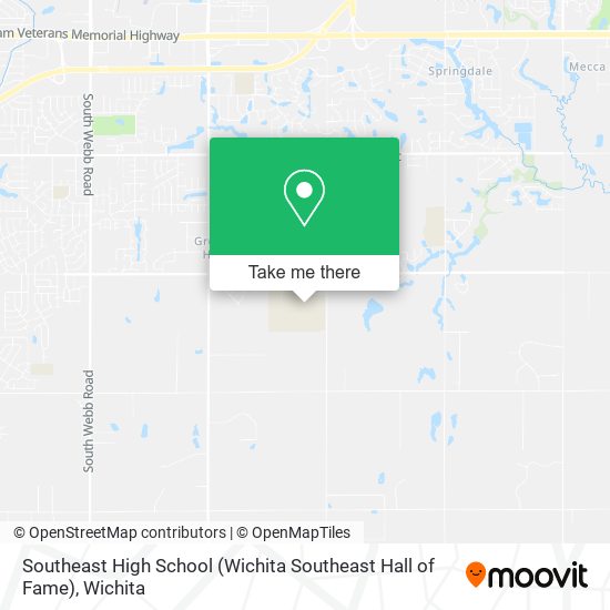 Mapa de Southeast High School (Wichita Southeast Hall of Fame)