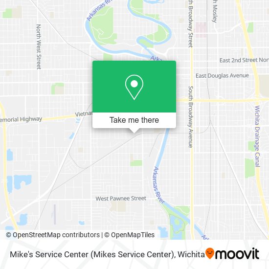 Mapa de Mike's Service Center (Mikes Service Center)