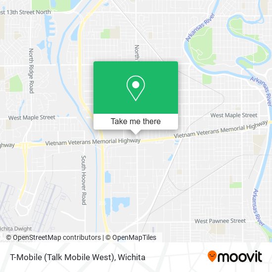 T-Mobile (Talk Mobile West) map