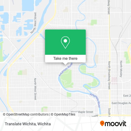 Translate Wichita map