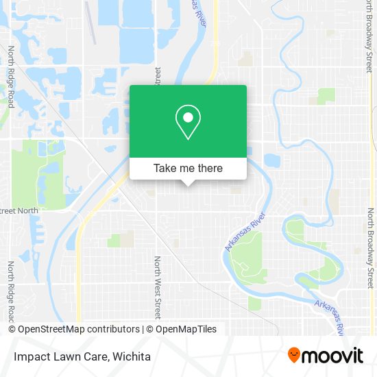 Mapa de Impact Lawn Care