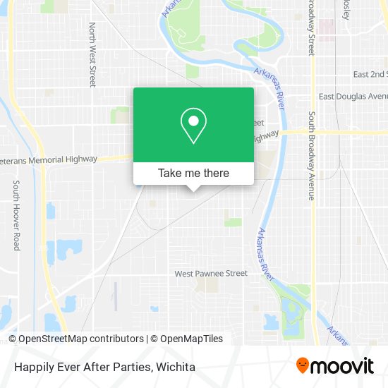 Happily Ever After Parties map