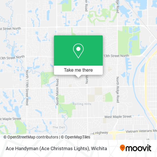 Ace Handyman (Ace Christmas Lights) map