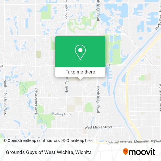 Grounds Guys of West Wichita map