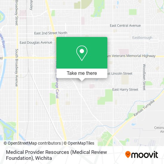 Mapa de Medical Provider Resources (Medical Review Foundation)