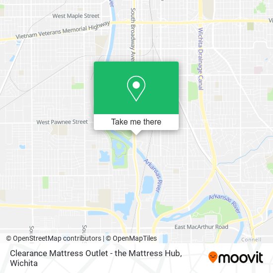 Mapa de Clearance Mattress Outlet - the Mattress Hub