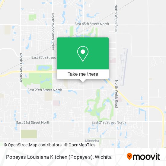 Mapa de Popeyes Louisiana Kitchen (Popeye's)