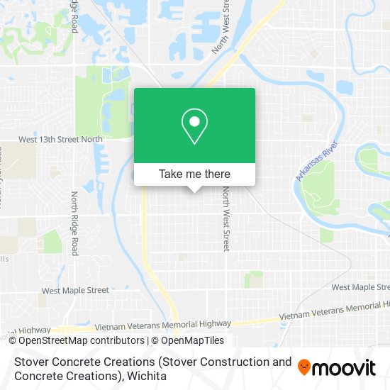 Mapa de Stover Concrete Creations (Stover Construction and Concrete Creations)