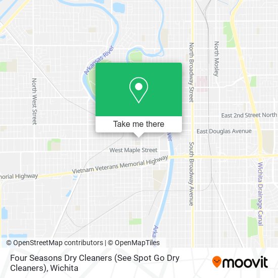 Mapa de Four Seasons Dry Cleaners (See Spot Go Dry Cleaners)