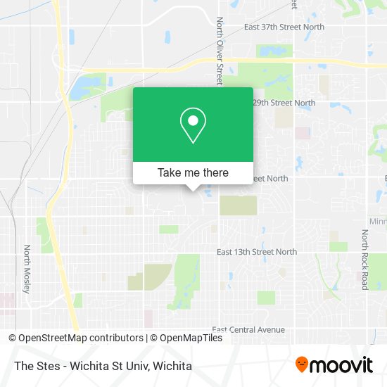 Mapa de The Stes - Wichita St Univ
